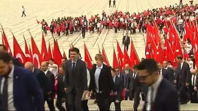 19 Mayıs Anıtkabir'de Törenler