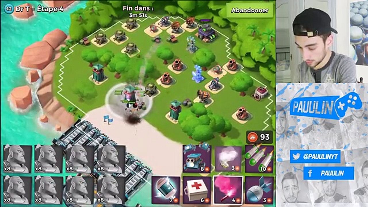 LE DR. T EN FULL GUERRIERS ! (Boom Beach)
