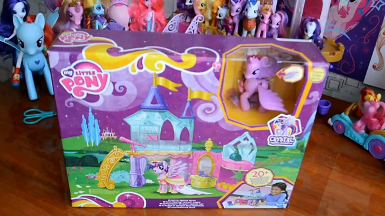 Обзор на Хрустальный замок Принцессы Твайлайт Спаркл. Май литл пони.