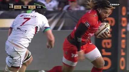 Ma'a Nonu impérial lors du match de barrage face à Lyon