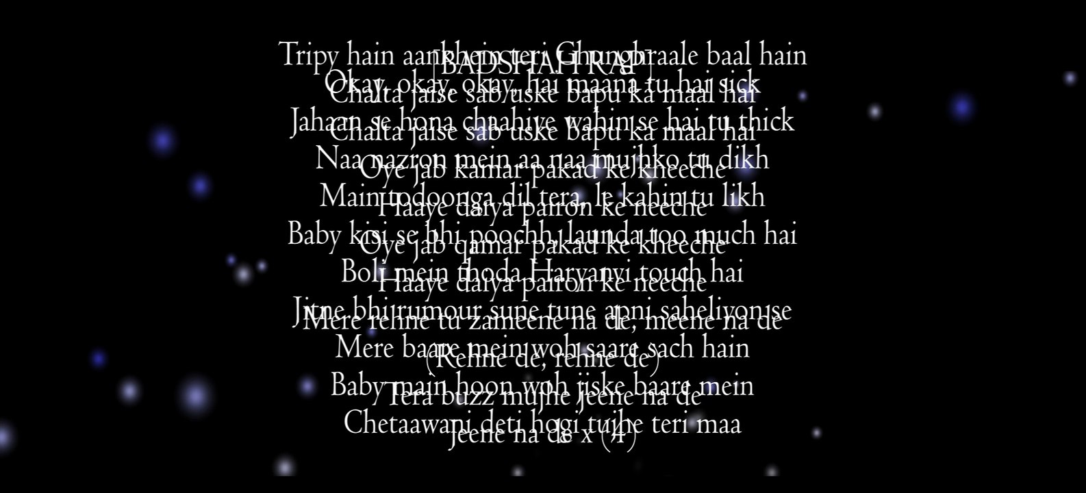 Buzz feat Badshah Lyrics Video by Stunning Kreations