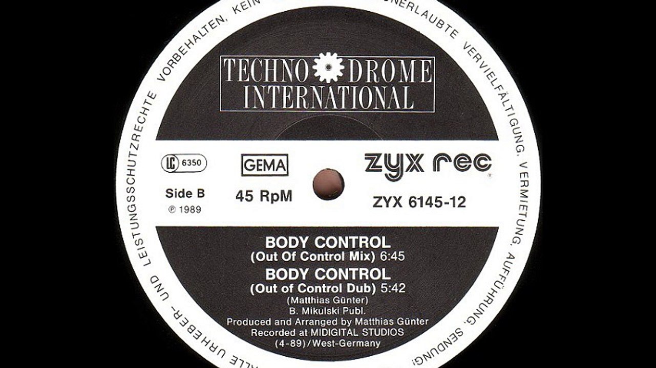 Dunk - Body Control (Out Of Control Mix) (A)