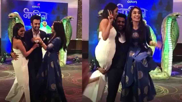 Naagin 3: Anita Hansandani and Surbhi Jyoti ENJOYS CUTE gesture of Pearl V puri। FilmiBeat