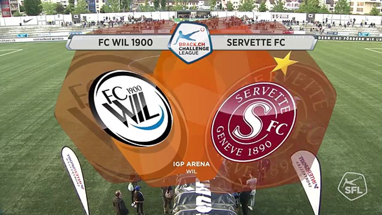 Wil 0:2 Servette (Switzerland. Challenge League. 18 May 2018)