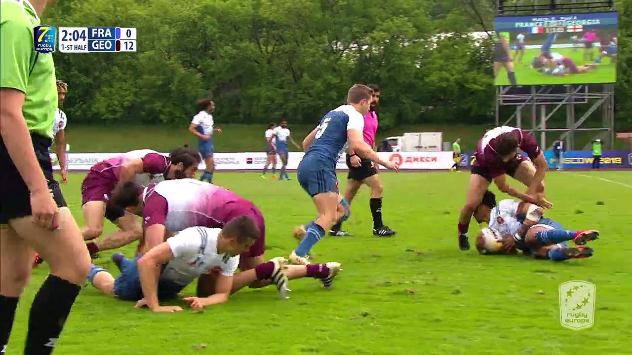 REPLAY FRANCE vs GEORGIA - RUGBY EUROPE MEN'S S...