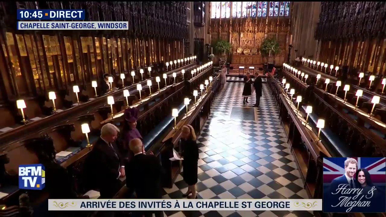 Mariage princier : le frère et les sœurs de Lady Diana arrivent à la chapelle St-Georges à Windsor