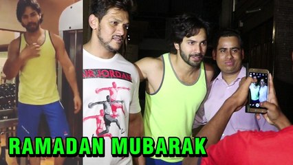 Varun Dhawan SWEET Gesture Towards Fans, Snapped Outside Gym
