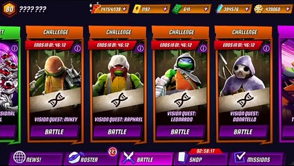 ＴＭＮＴ Legends. Vision Quest - Part 1, Michelangelo, Raphael. No commentary nick games gameplay 2017