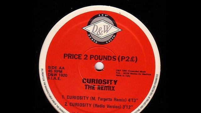 Price 2 Pounds - Curiosity (M. Fargetta Remix) (B1)