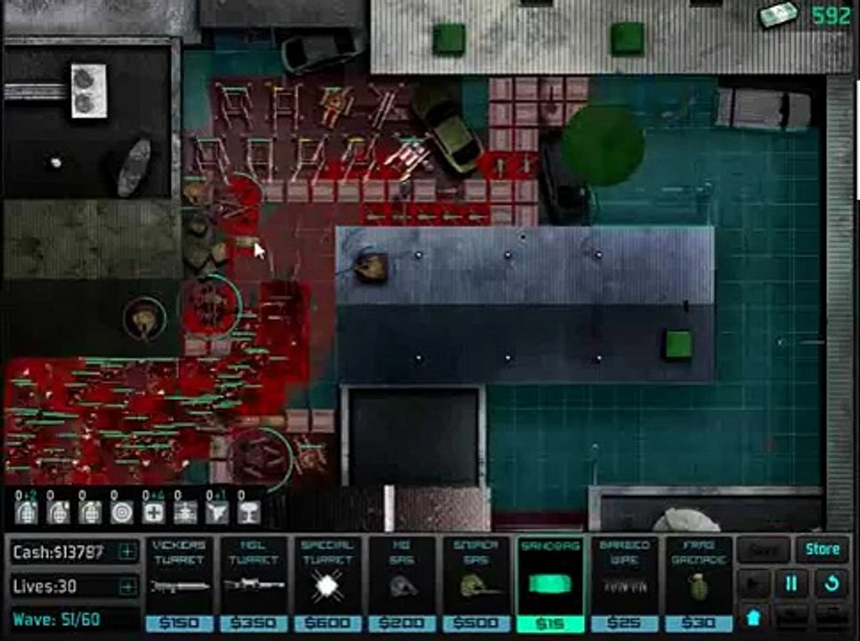 SAS Zombie Assault TD Walkthrough (2/2) - Nightmare Mode - Mean Streets - NLL No Lives Lost