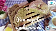 Pan RÁPIDO SIN LEVADURA. Listo en 30 minutos.