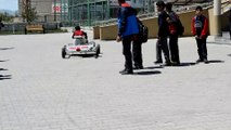 Ortaokul öğrencisi atık malzemelerden 'go kart' aracı yaptı - VAN