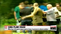 More than 100 dead in plane crash in Cuba, 3 survivors in critical condition