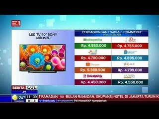 Perbandingan Harga E-Commerce: Led TV 40" Sony 40R352C