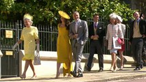 George and Amal Clooney arrive at Prince Harry's wedding