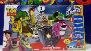 Toy Story 3 Junkyard Escape Stunt Set Action Links Playset Disney Pixar - Adventure From The Movie