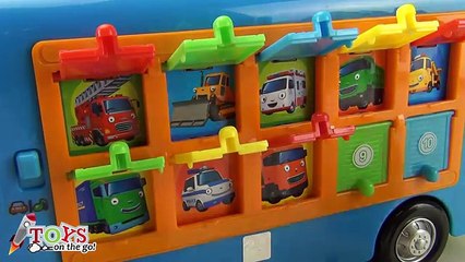 TAYO Autobús con ividades y Huevos Sorpresa Pop Up Bus