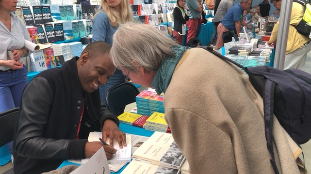 Abd Al Malik à la rencontre du public au festival Etonnants Voyageurs