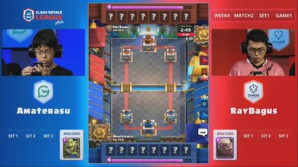 [Match 2] GameWith vs Chaos Theory 180518 - 클래시 로얄 리그 아시아 (CRL)