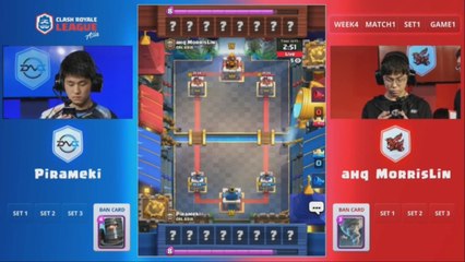 [Match 1] DetonatioN Gaming vs ahq eSports club 180518 - 클래시 로얄 리그 아시아 (CRL)