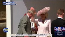 Arrivée du prince Charles et de Camilla pour le mariage du prince Harry et Meghan Markle