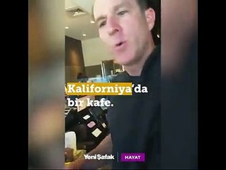 Müslüman kadını taciz eden kötü adam