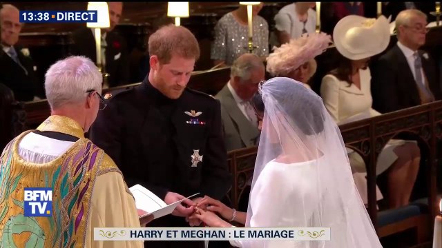 Meghan Markle et le Prince Harry échangent leurs alliances