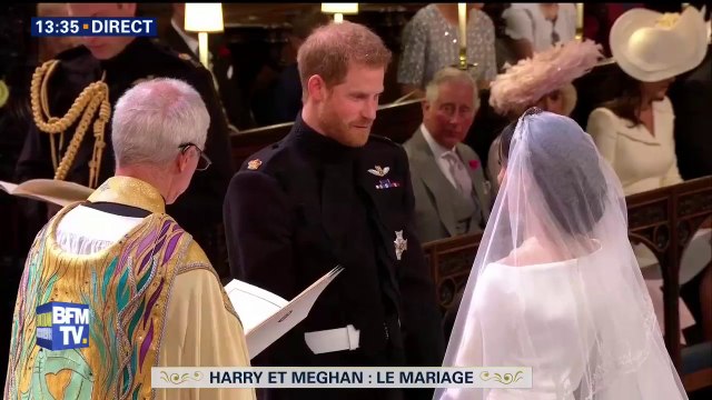 Le prince Harry et Meghan Markle prononcent leurs promesses solennelles