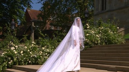 Meghan Markle Arrives at St. George's Chapel