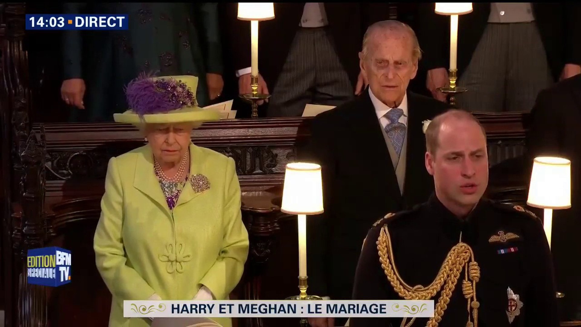 God save the Queen" entonné au mariage du prince Harry et Meghan Markle -  Vidéo Dailymotion