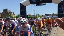 Une centaine de cyclistes au départ de la première étape du Trophée Centre Morbihan