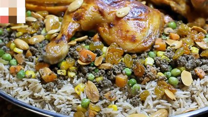 ابهري عائلتك وضيوفك بوصفة اوزي الدجاج الشهيوصفات رمضان 2018