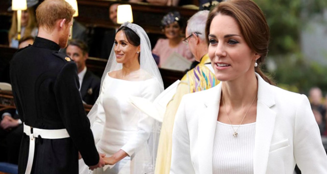 Kate Middleton, Prens Harry ve Meghan Markle'ın Düğününe 3 Yıl Önce Giydiği Kıyafetle Katıldı