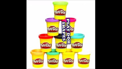 Play doh Shapes for Kids - Preschoolers - Kindergarten - Toddler Learning SHAPES