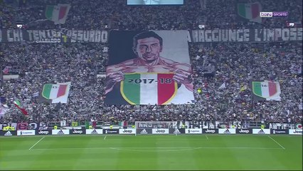 Juventus : Le magnifique tifo des supporters pour Gianluigi Buffon