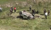 Taziye dönüşü feci kaza: 2 ölü, 3 yaralı
