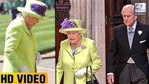 Queen Elizabeth In A Gorgeous Lime Green Suit At The Royal Wedding