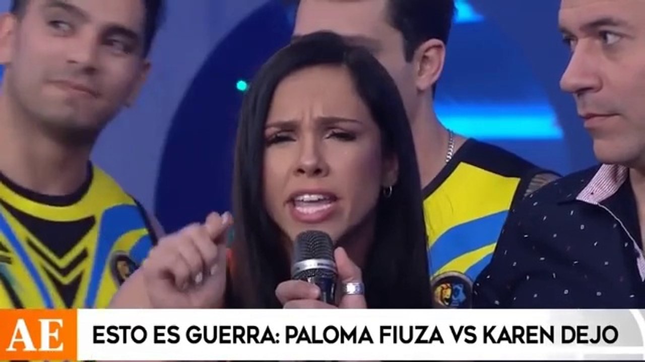 Paloma Fiuza insultó a Karen Dejo