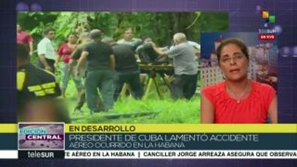 Cuba: fallece 1 de los 3 sobrevivientes del siniestro aéreo