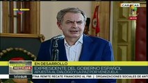 Zapatero: Es un prejuicio decir que en Venezuela no hay condiciones