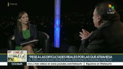 Ramonet: La sociedad venezolana mantiene su madurez política