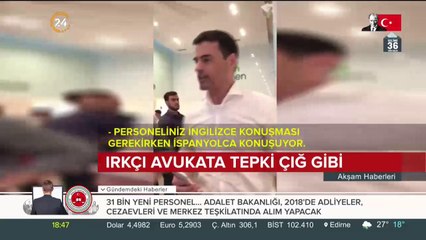 Irkçı avukata tepki büyüyor