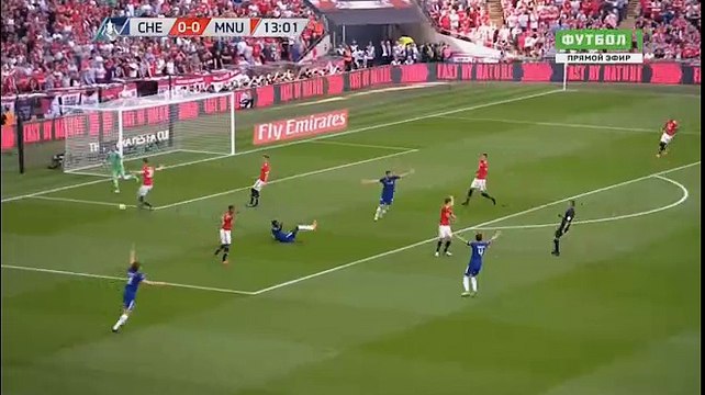 NGÃ TRONG VÒNG CẤM? Chỉ trong vài phút, trọng tài đã từ chối cho hai đội hưởng phạt đền sau khi Bakayoko và Alexis Sanchez ngã trong vòng cấm địa.