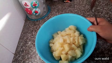 شهيوات ام وليد البطاطا المهروسة بالدجاج المحمر