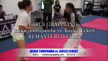 GIRLS GRAPPLING Jackie Tumipamba vs Kaylee Eckert REMASTERED Classic AGL II Amateur Grappling League-101312 Girls BJJ