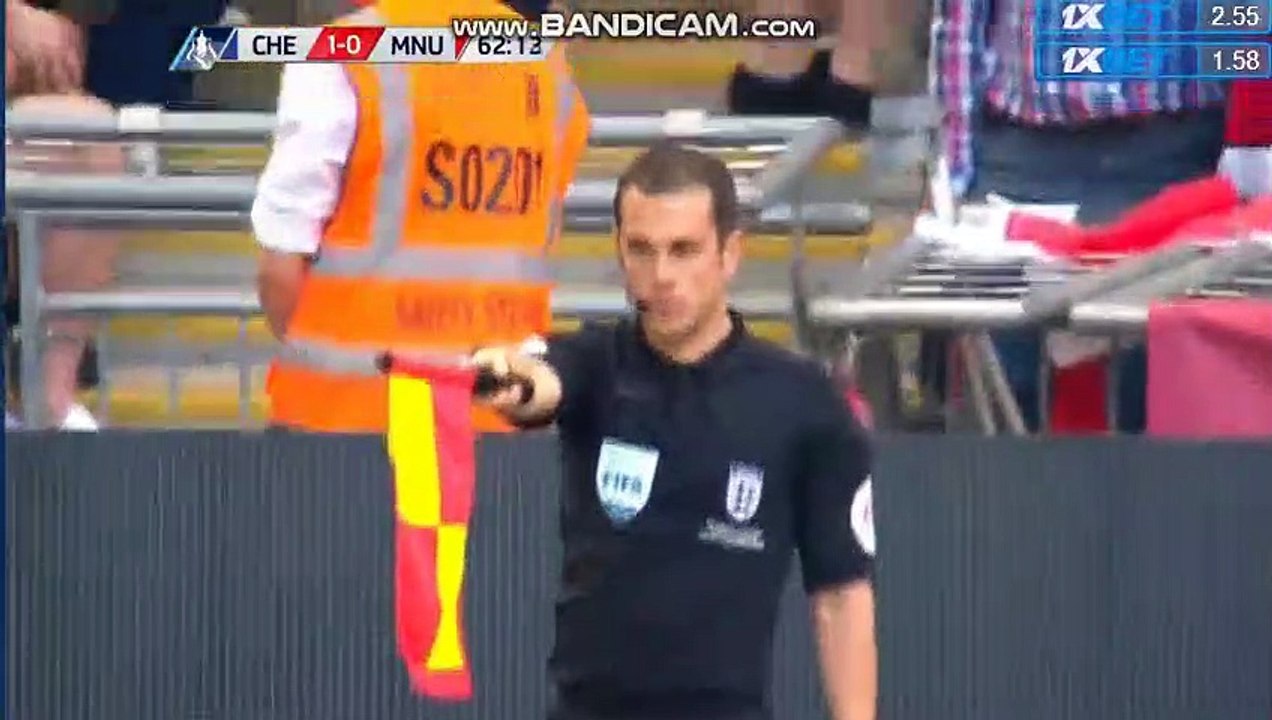 Alexis Sanchez Canceled Goal HD - Chelsea 1-0 Manchester United 19.5.2018