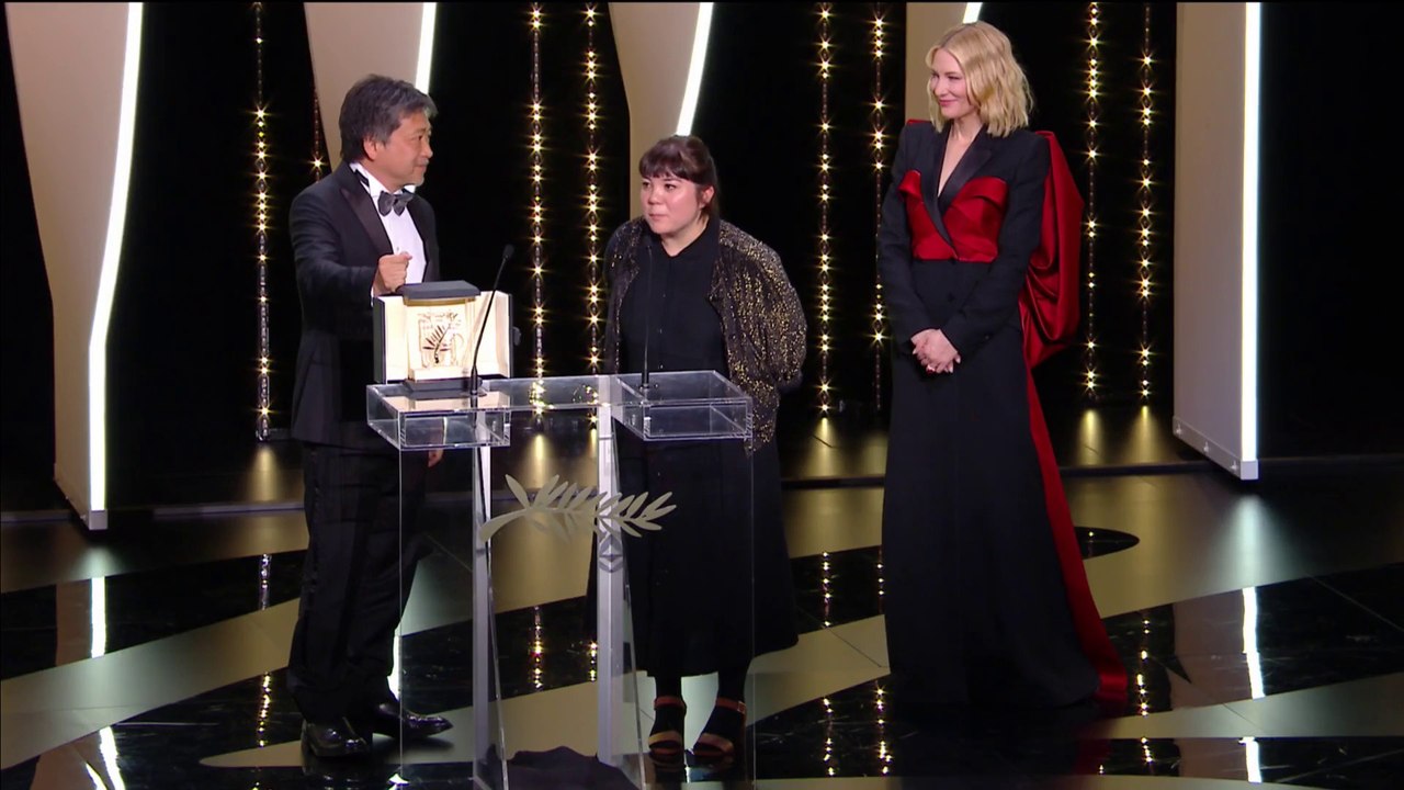 La Palme d'Or est attribuée à "Une affaire de Famille" de Kore-Eda Hirokazu - Cannes 2018