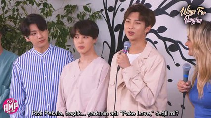 [TÜRKÇE] BTS Celebrates 'Fake Love' Release with The New Guys