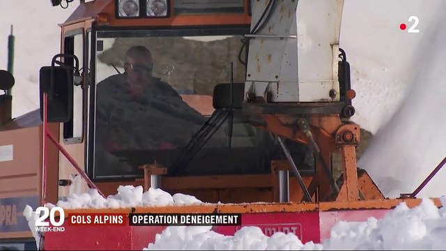Alpes : le déneigement des cols prend du retard