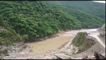#فيديو فيضان نهر في كولومبيا بسبب خلل أثناء حفر نفق